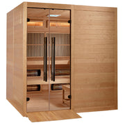 Golden Designs Toledo 6-Person Full Spectrum Indoor Hybrid Sauna
