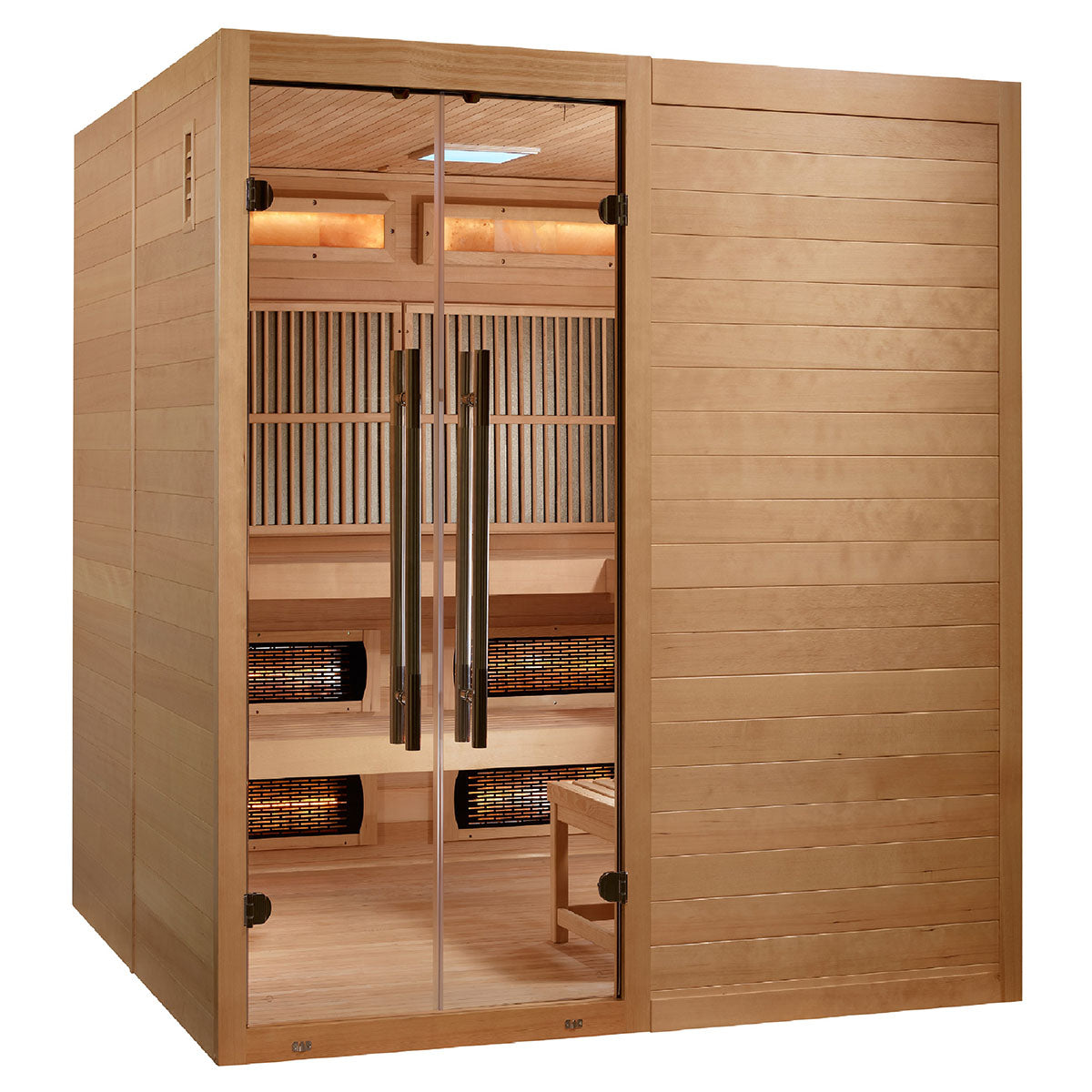 Golden Designs Toledo 6-Person Full Spectrum Indoor Hybrid Sauna