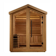 Golden Designs Savonlinna 3 Person Outdoor Traditional Sauna - Pacific Cedar