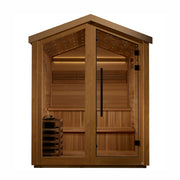 Golden Designs Kaarina 6 Person Outdoor Traditional Sauna - 2 Tone