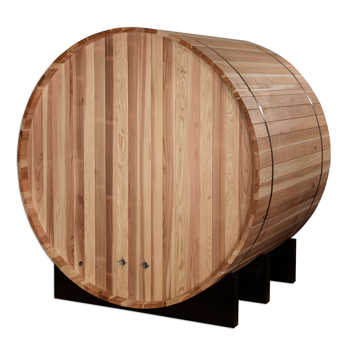 Golden Designs St. Moritz 2-Person Outdoor Barrel Steam Sauna -  Pacific Cedar