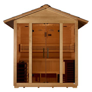 Golden Designs Vorarlberg 5 Person Traditional Outdoor Sauna -  Canadian Hemlock