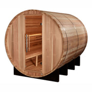 Golden Designs Klosters 6 Person Barrel Traditional Sauna -  Pacific Cedar