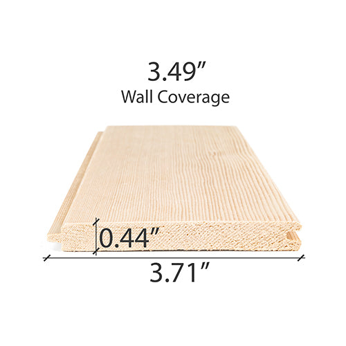 PROSAUNAS Hemlock 1/2X4 VG T&G V2E