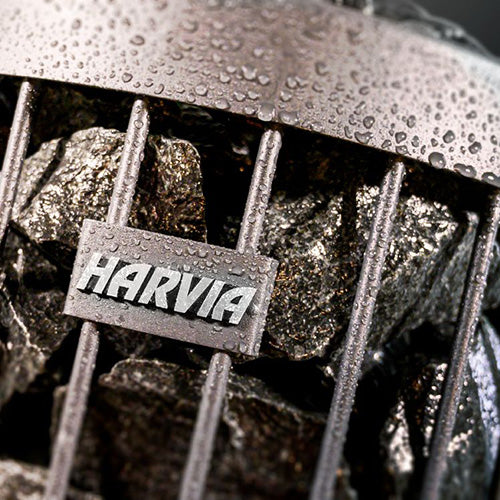 Harvia Vulcanite Sauna Heater Stones, Split-Face, 5-10cm - Requires 1 Boxes