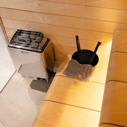 Harvia KIP80B 240V Electric Sauna Heater w/Built-In Controllers