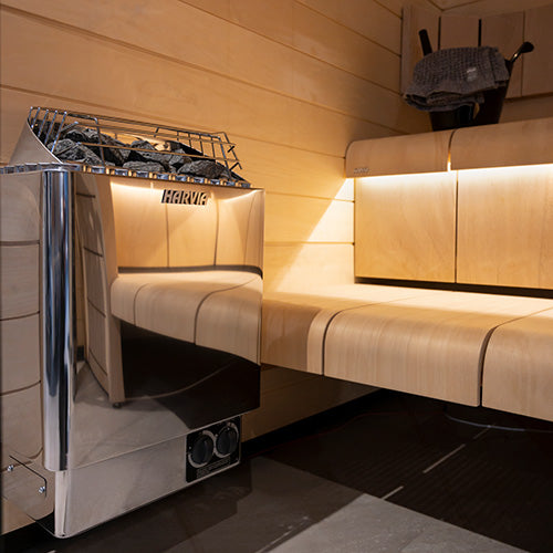 Harvia KIP80B 240V Electric Sauna Heater w/Built-In Controllers