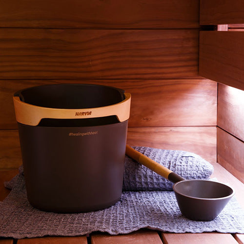 Harvia Sauna Bucket and Ladle Set