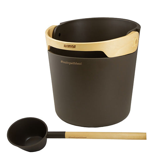 Harvia Sauna Bucket and Ladle Set