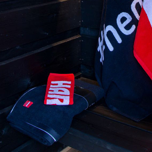 Harvia Red Sauna Hand Towel