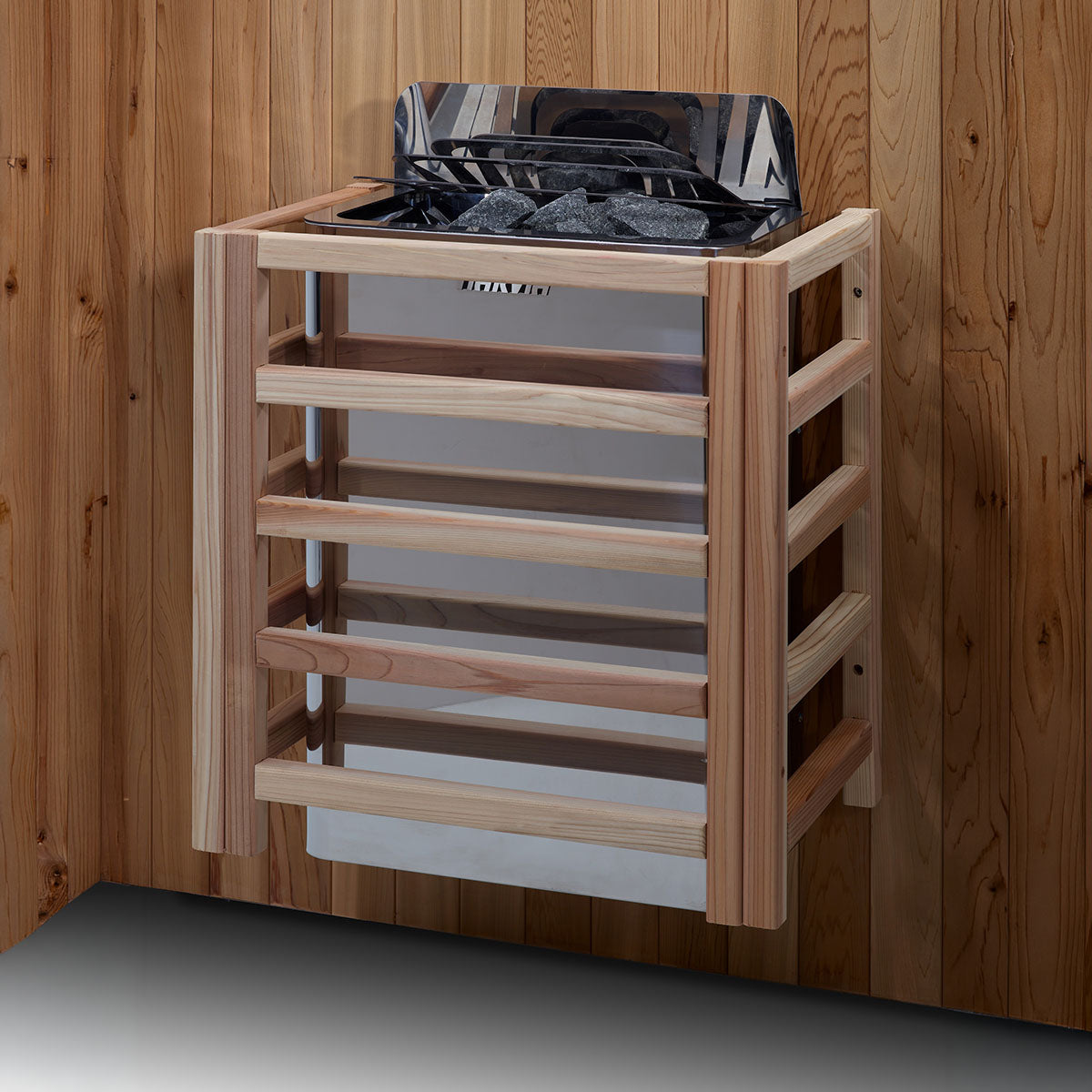 Golden Designs Soria 3-Person Full Spectrum Indoor Hybrid Sauna with Harvia Stove