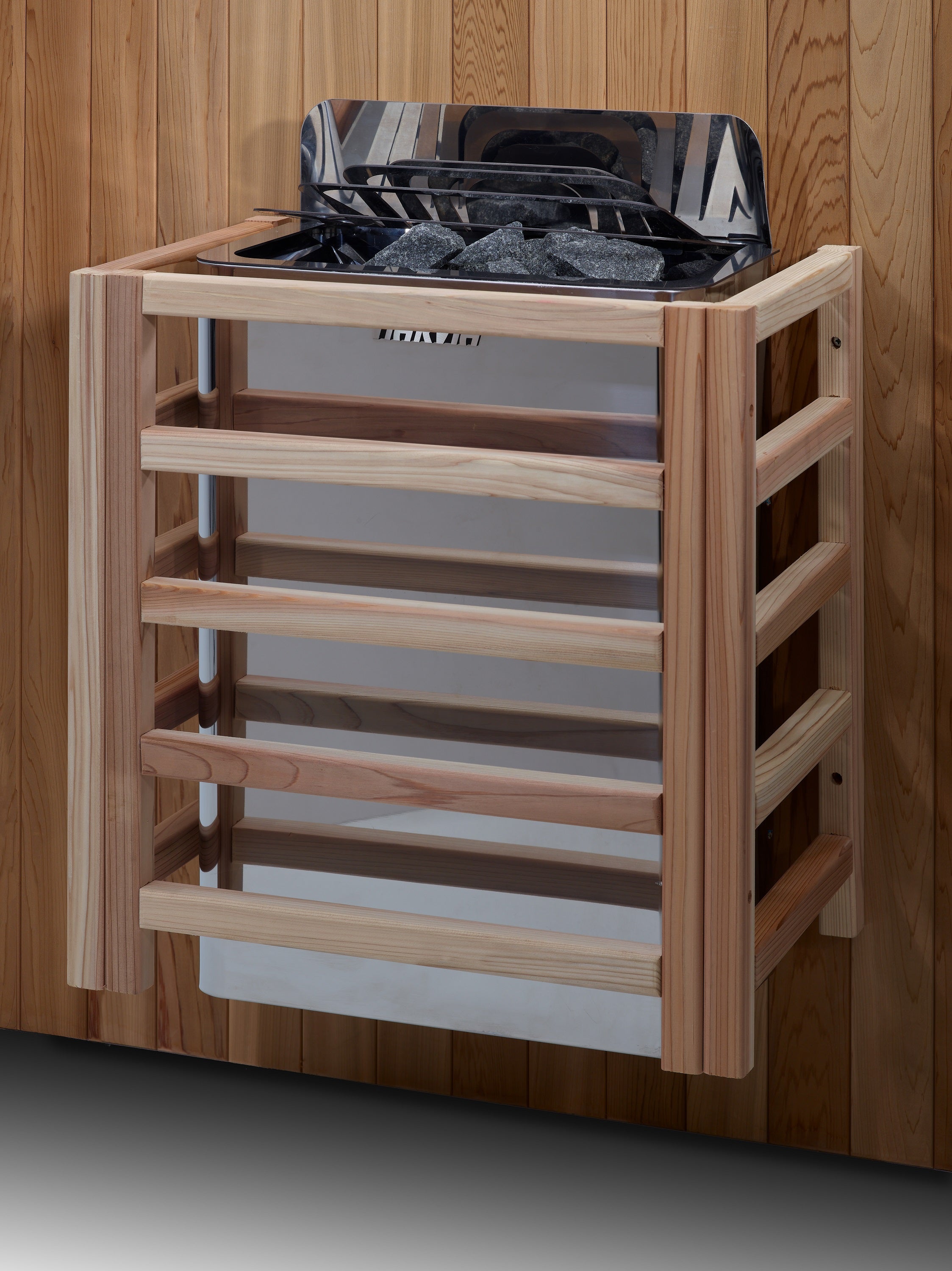Golden Designs Osla Edition 6 Person Traditional Sauna - Canadian Red Cedar Interior and Pacific Premium Clear Cedar Exterior