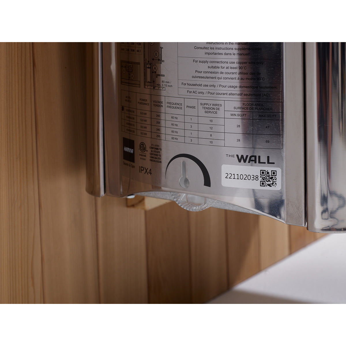 Golden Designs Arlberg 3 Person Traditional Outdoor Sauna -  Canadian Hemlock