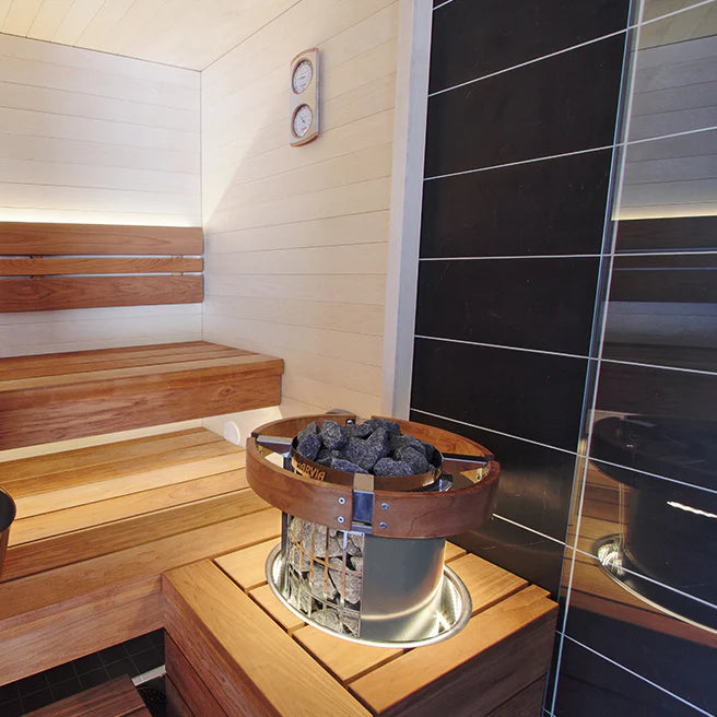 Harvia Cilindro PC90E 9kW 240V Electric Sauna Heater Package