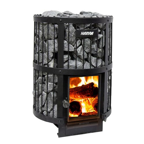 Harvia Legend 240 Greenflame Wood Burning Sauna Stove