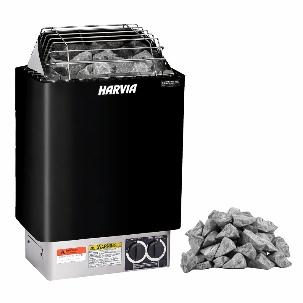 Harvia KIP60B 6kW 240V Electric Sauna Heater With Built-In Controls Package