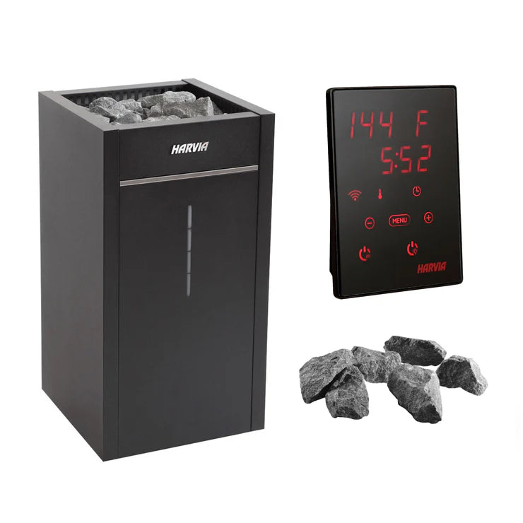 Harvia Virta Combi HL110SA 10.5kW 240V/208V Electric Sauna Heater Package