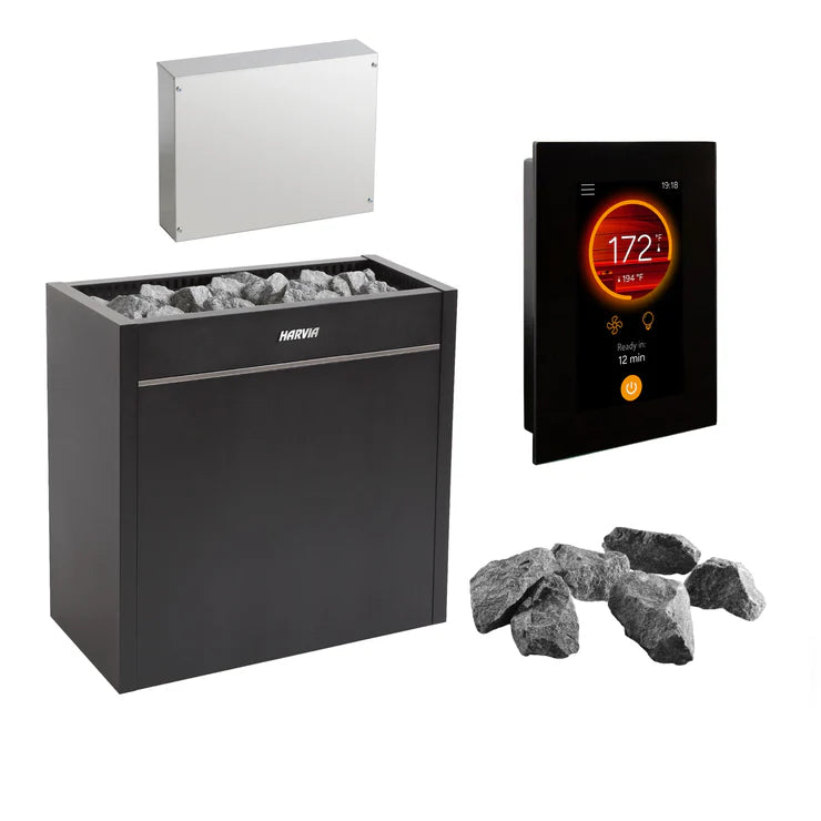 Harvia Virta Pro HL160E 16kW 240V Electric Sauna Heater Package