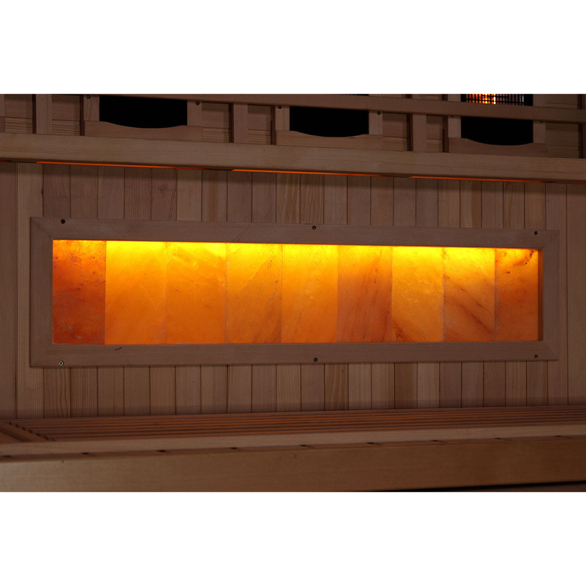 Golden Designs 2-Person Full Spectrum Infrared Sauna with Himalayan Salt Bar