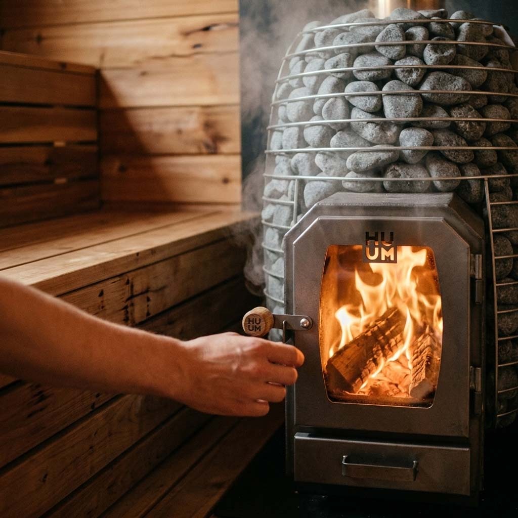 How a Wood Burning Sauna Stove Works; From Firebox to Steam