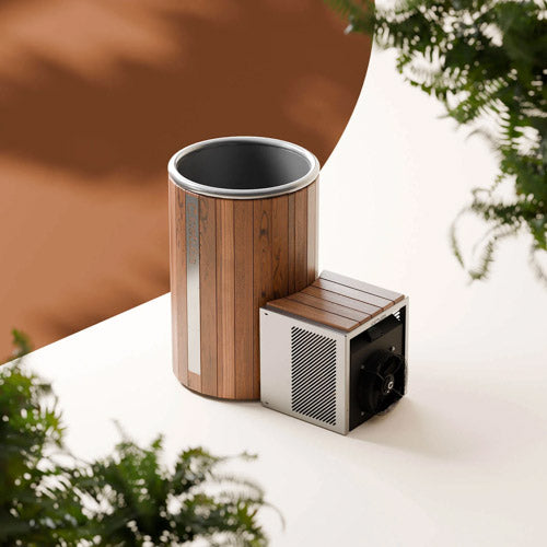 Icetubs IceBarrel Immersion Tub, Thermowood & Stainless Cold Plunge