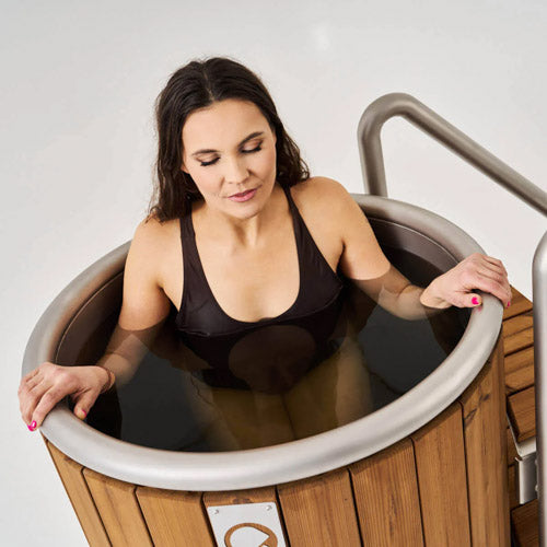 Icetubs IceBarrel Immersion Tub, Thermowood & Stainless Cold Plunge