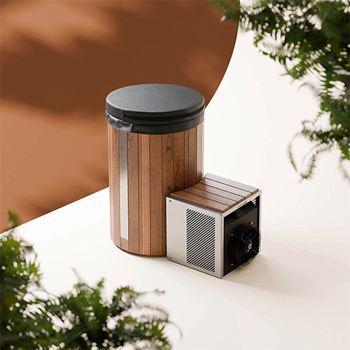 Icetubs IceBarrel Immersion Tub, Thermowood & Stainless Cold Plunge