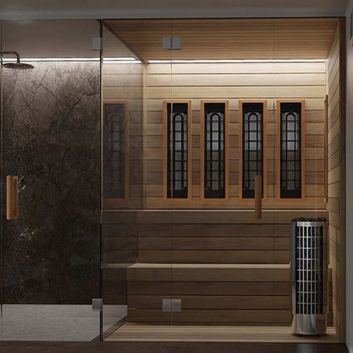 Infra-Steam Combination Heaters