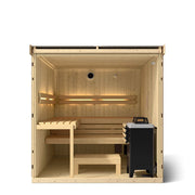 Kohler C1™ 5-Person Indoor Sauna Kit – Scandinavian Spruce, Full Floor