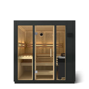 Kohler C1™ 5-Person Indoor Sauna Kit – Graphite Grey, Full Floor