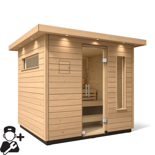Kohler C2™ 5-Person Outdoor Sauna Kit – Douglas Fir