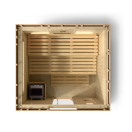 Kohler C2™ 5-Person Outdoor Sauna Kit – Douglas Fir