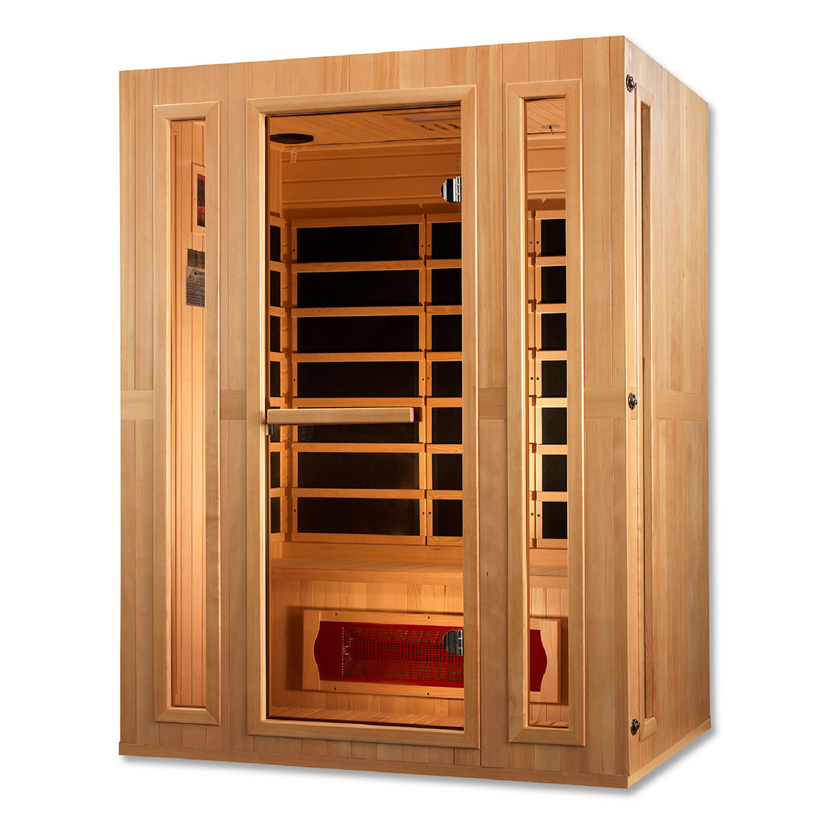 Golden Designs Maxxus Trinity Dual Tech 3-Person Low EMF FAR Infrared Sauna
