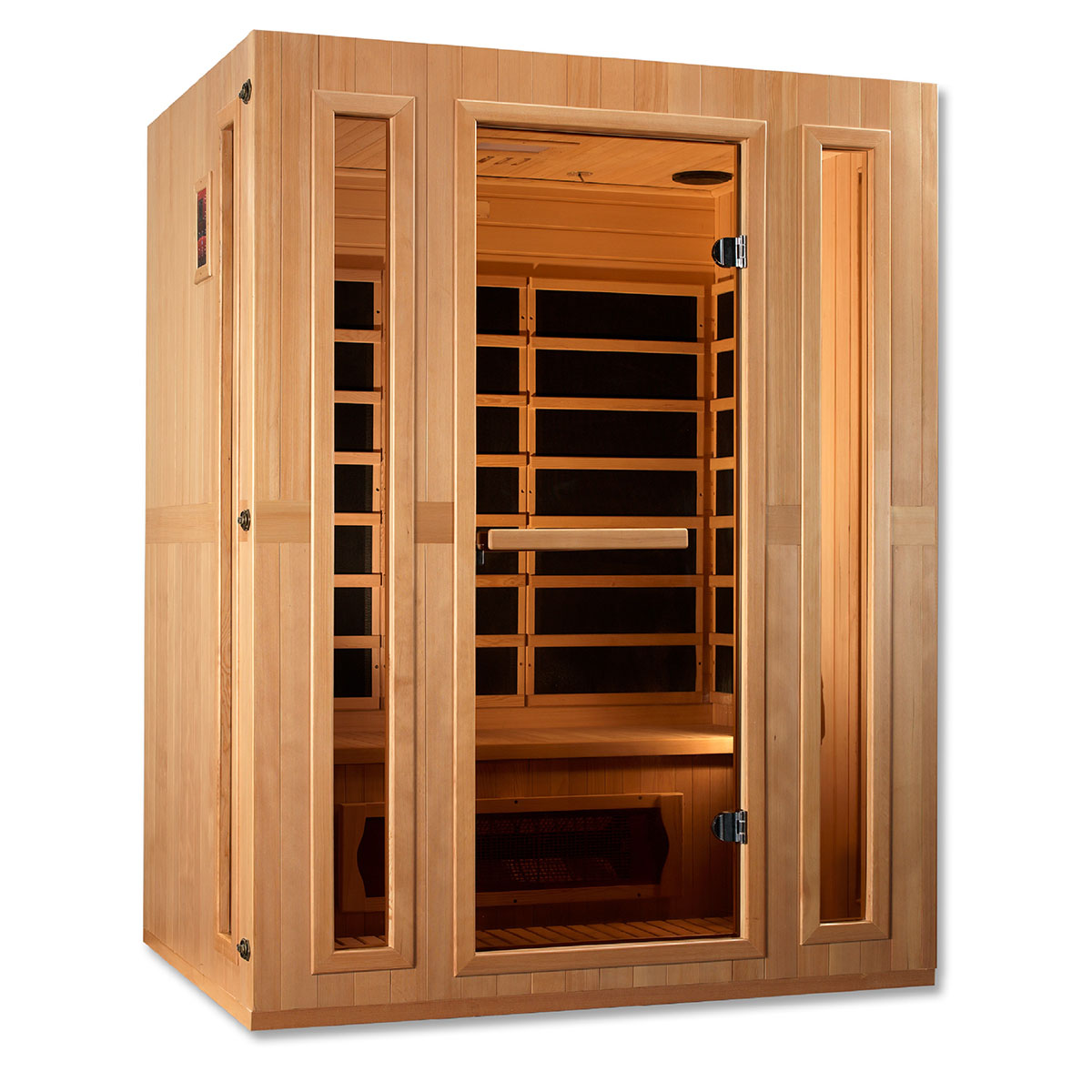 Golden Designs Maxxus Trinity Dual Tech 3-Person Low EMF FAR Infrared Sauna