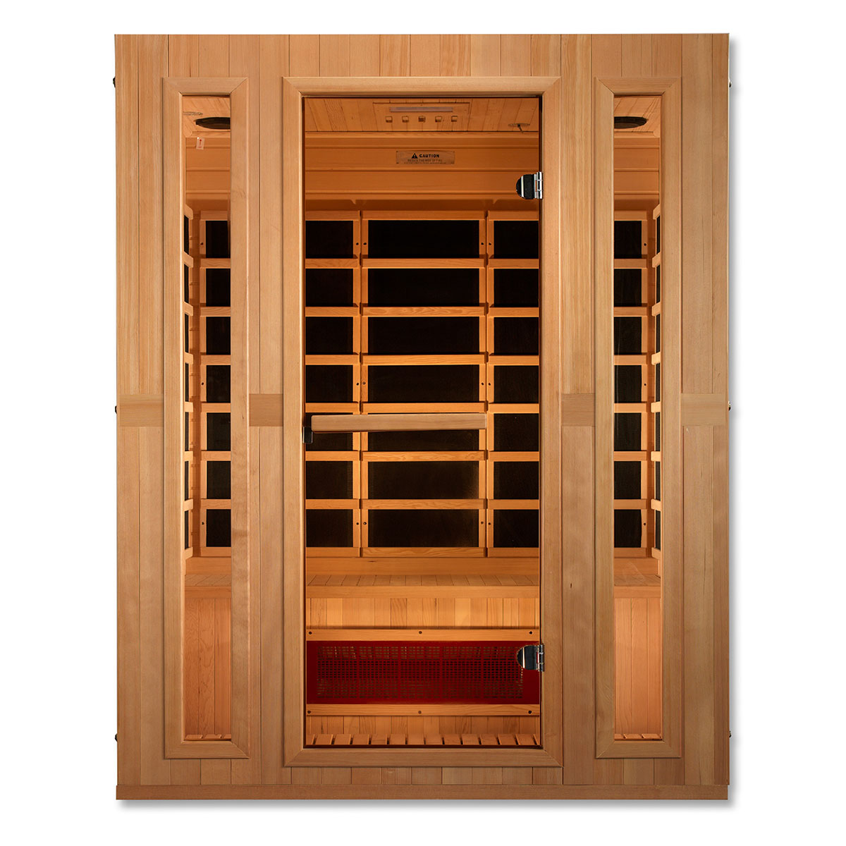 Golden Designs Maxxus Trinity Dual Tech 3-Person Low EMF FAR Infrared Sauna