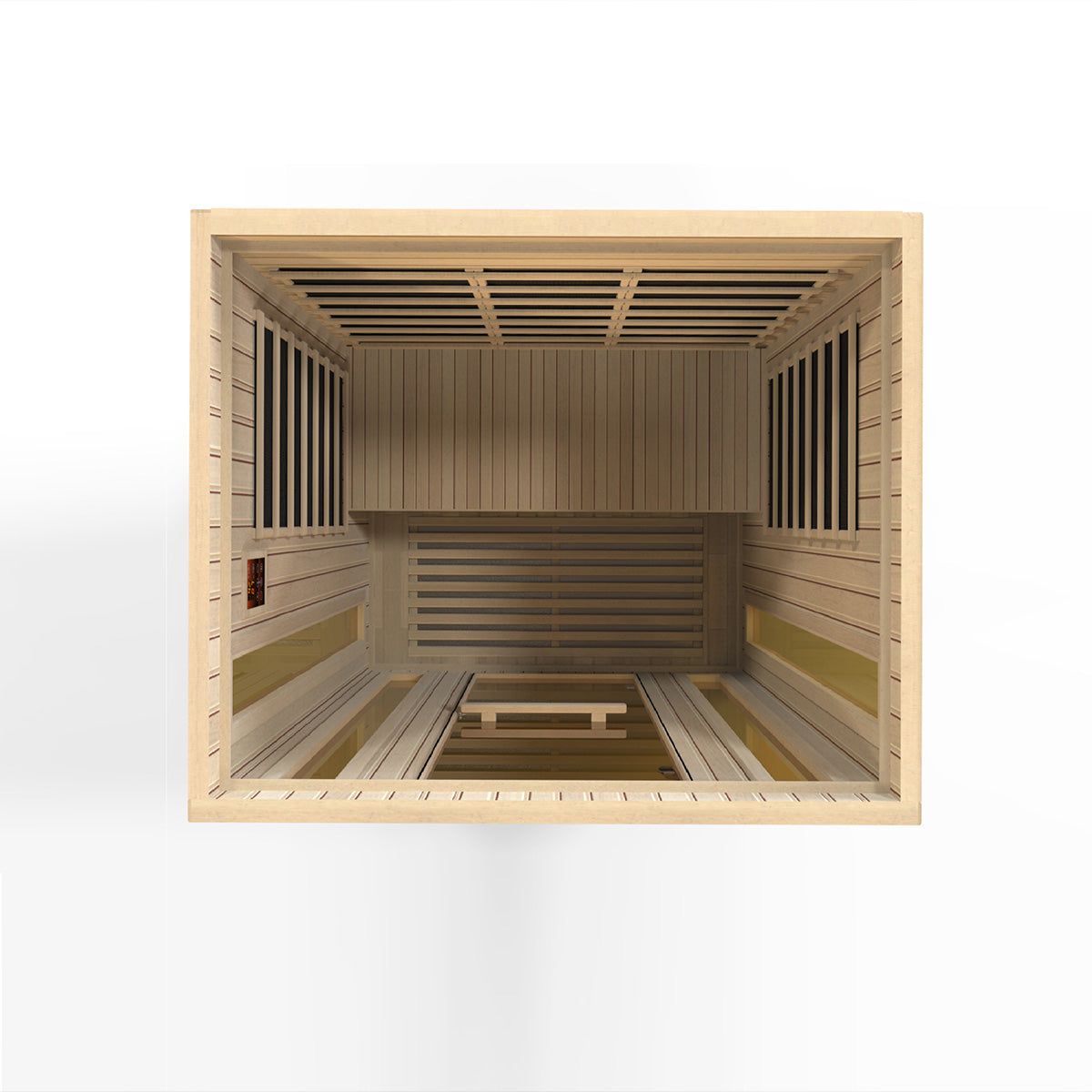 Golden Designs Maxxus Trinity Dual Tech 3-Person Low EMF FAR Infrared Sauna