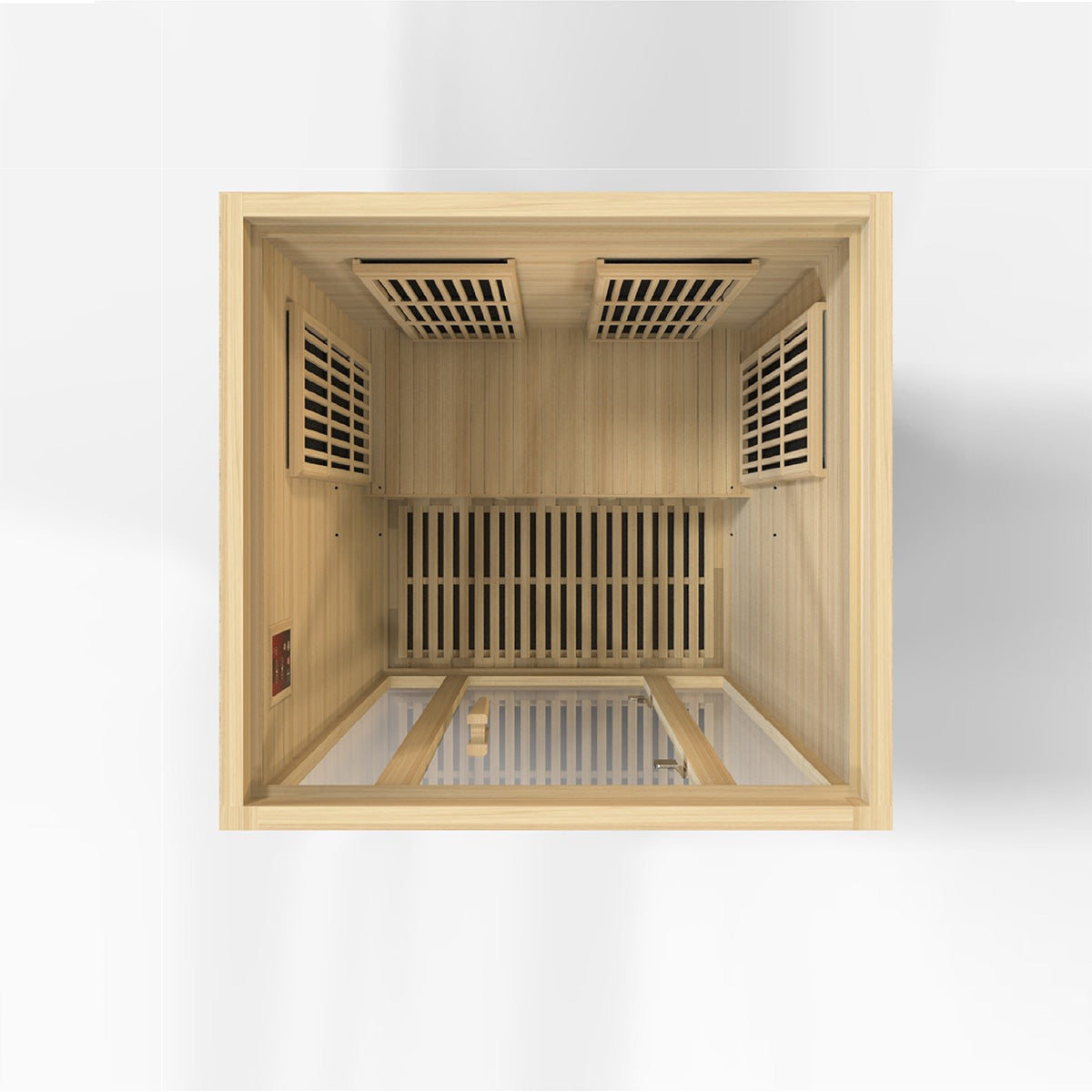 Golden Designs Maxxus Seattle 2-Person Near Zero EMF FAR Infrared Sauna With Canadian Hemlock