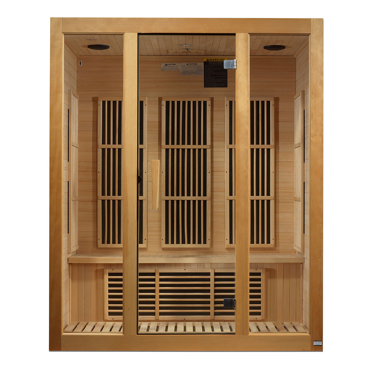 Golden Designs Maxxus Bellevue 3-Person Low EMF FAR Infrared Sauna