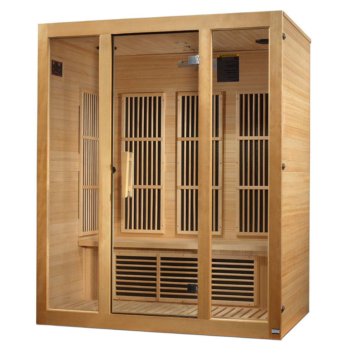 Golden Designs Maxxus Bellevue 3-Person Low EMF FAR Infrared Sauna