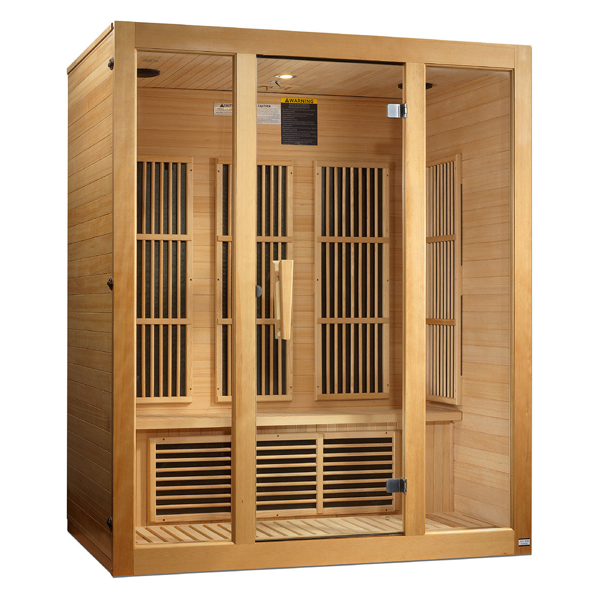 Golden Designs Maxxus Bellevue 3-Person Low EMF FAR Infrared Sauna