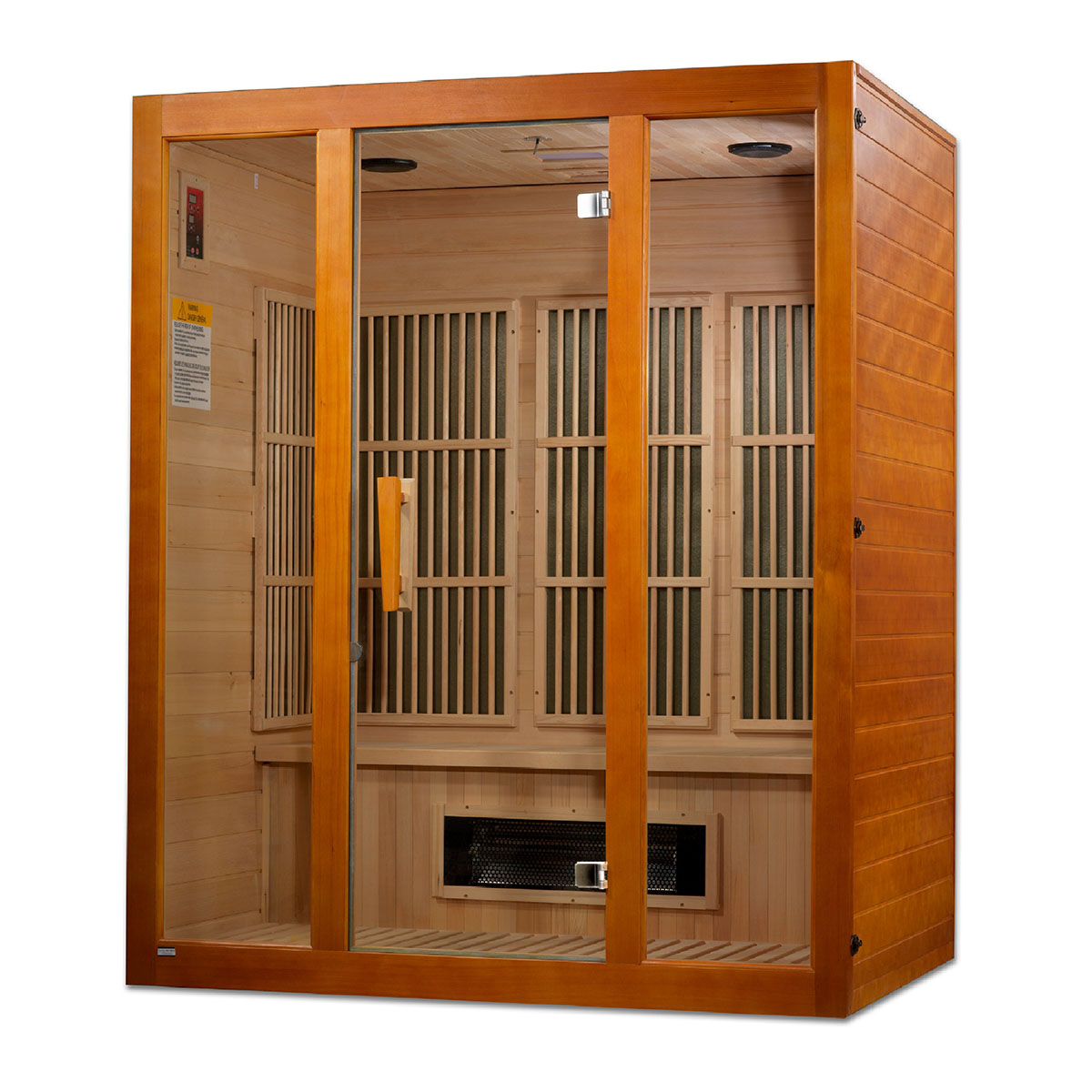 Golden Designs Maxxus Alpine Dual Tech 3-Person Low EMF FAR Infrared Sauna
