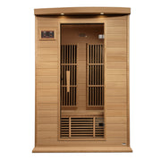 Golden Designs Maxxus 2-Person Near Zero EMF FAR Infrared Sauna With Canadian Hemlock