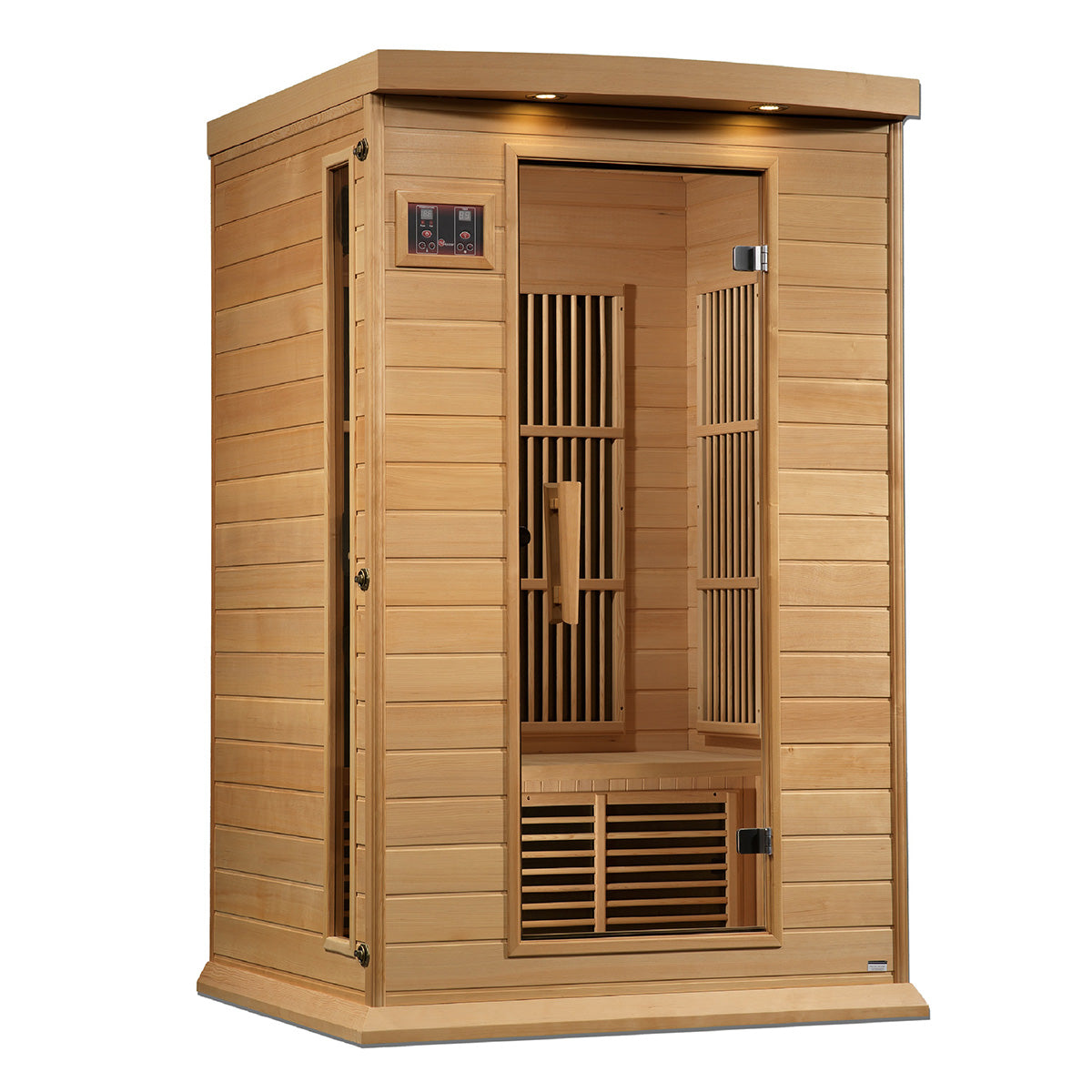 Golden Designs Maxxus 2-Person Near Zero EMF FAR Infrared Sauna With Canadian Hemlock
