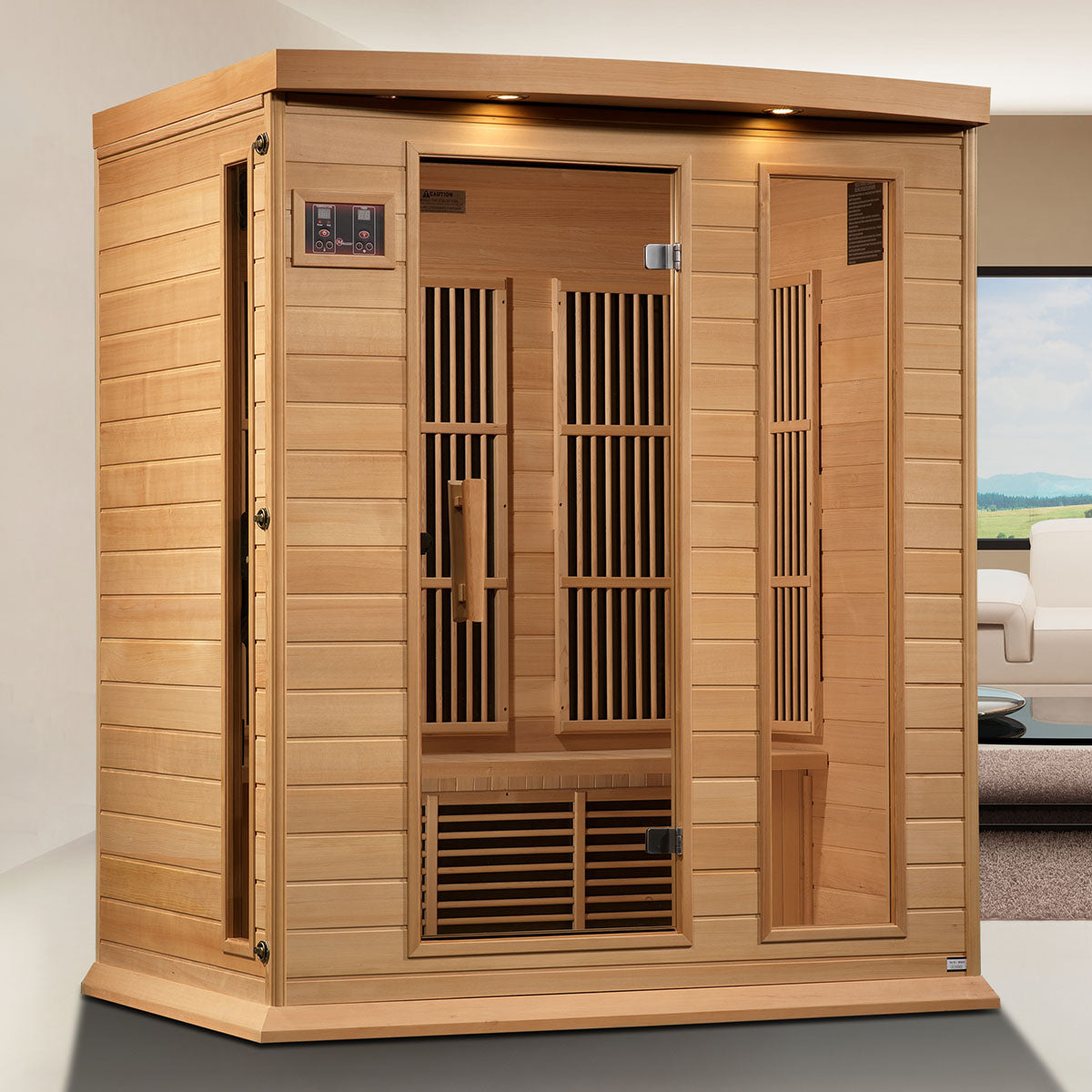 Golden Designs Maxxus 3-Person Low EMF FAR Infrared Sauna