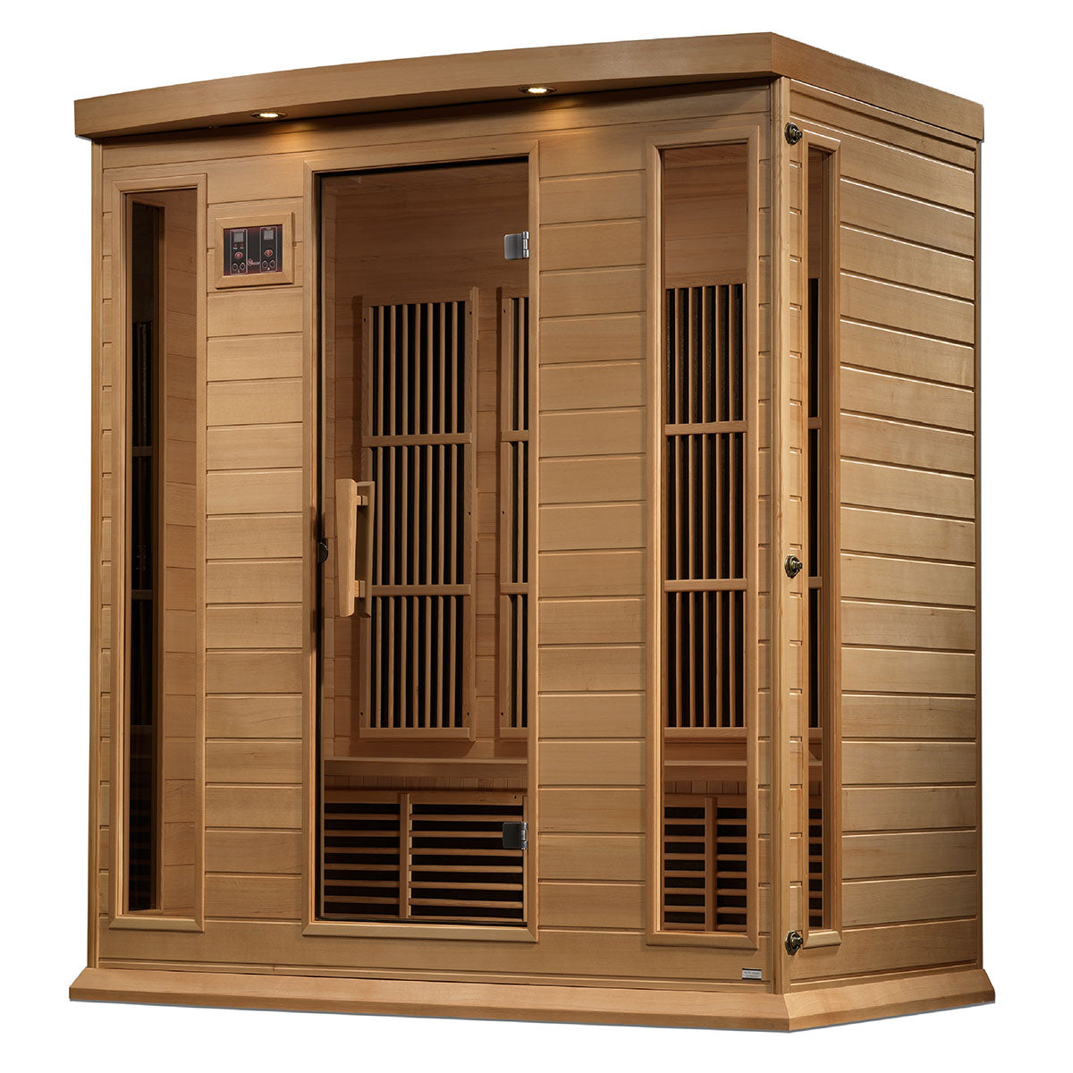 Golden Designs Maxxus 4-Person Near Zero EMF FAR Infrared Sauna With Canadian Hemlock
