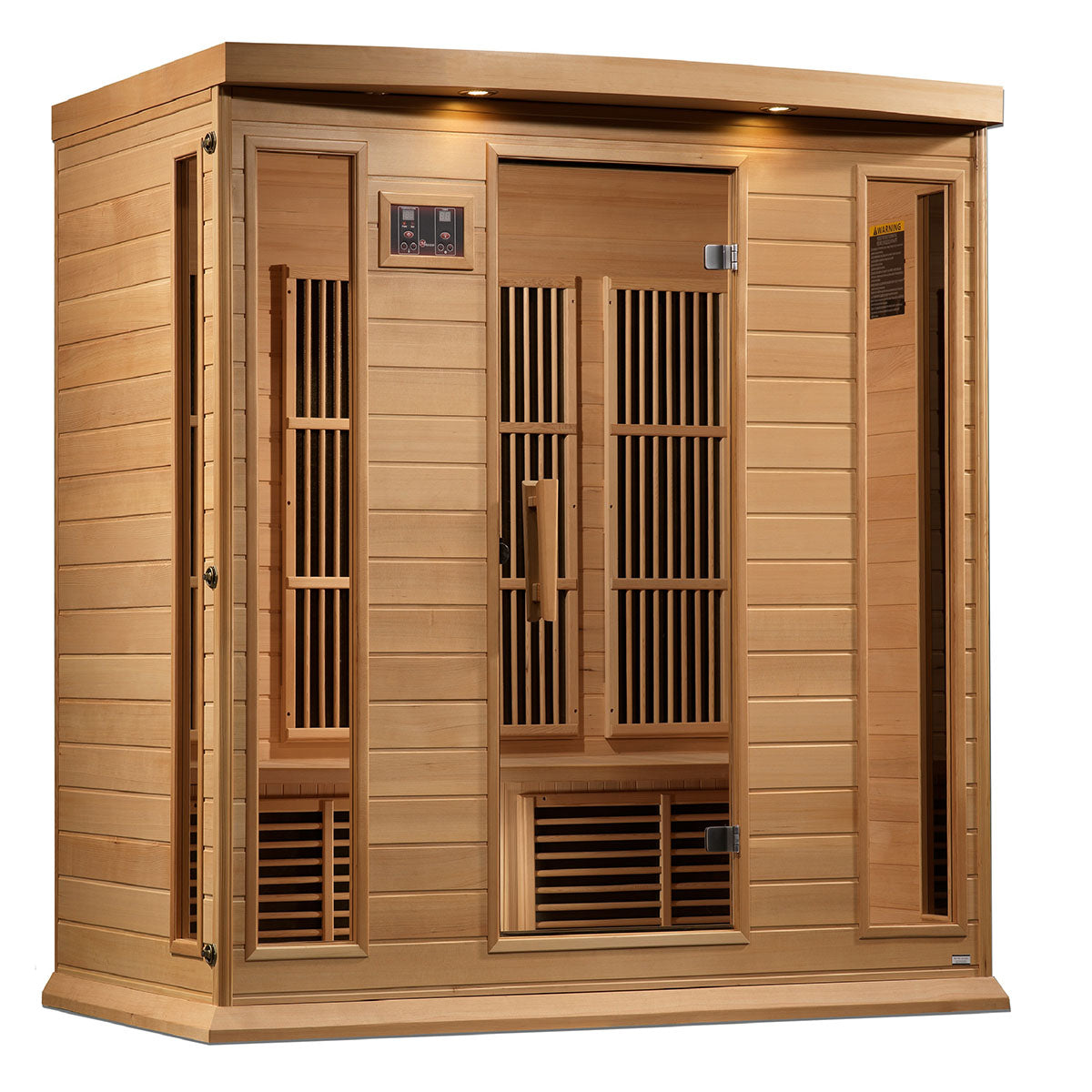 Golden Designs Maxxus 4-Person Near Zero EMF FAR Infrared Sauna With Canadian Hemlock