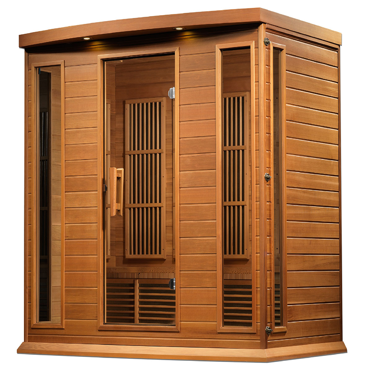 Golden Designs Maxxus Red Cedar 4-Person Low EMF FAR Infrared Sauna