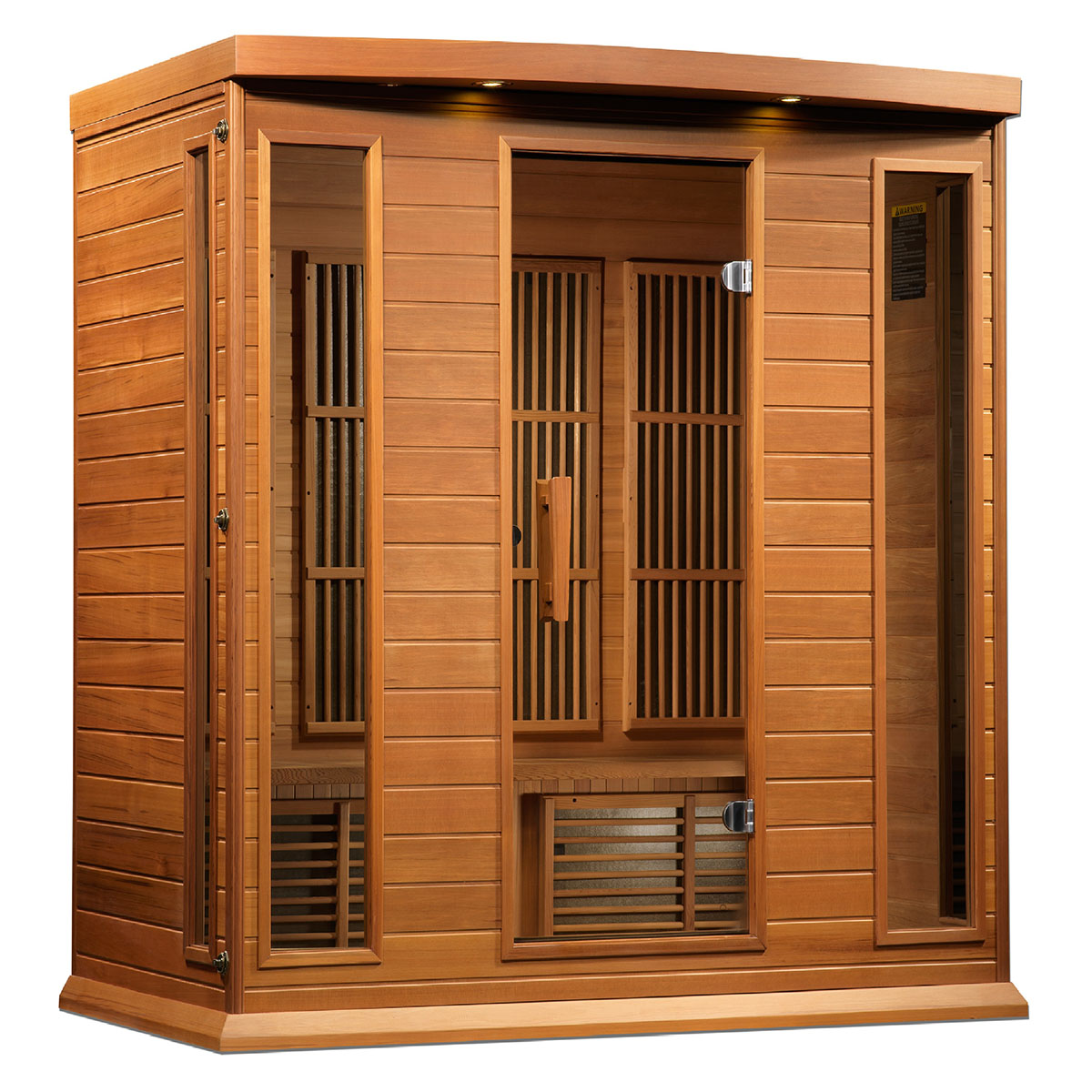 Golden Designs Maxxus Red Cedar 4-Person Low EMF FAR Infrared Sauna