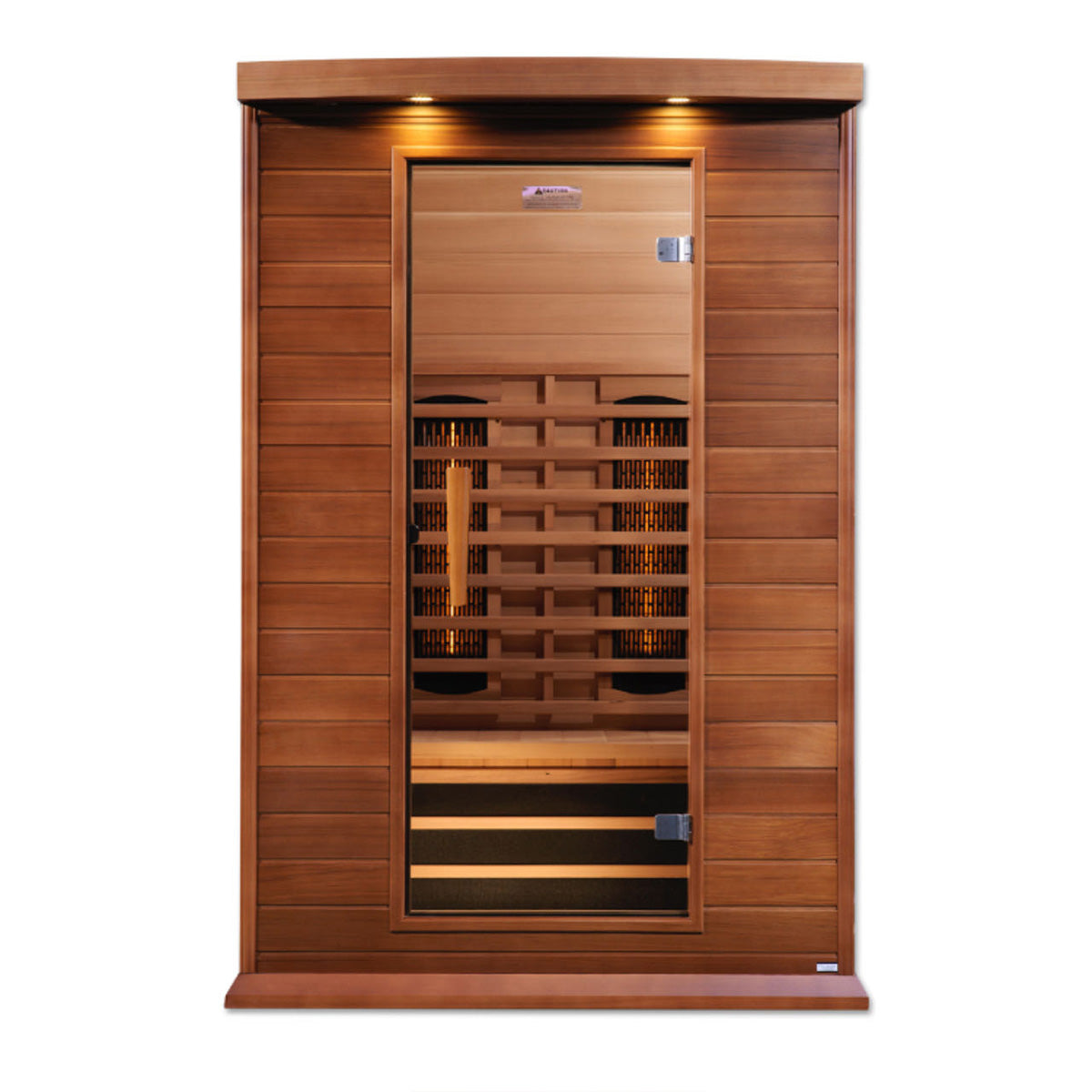 Golden Designs Maxxus 2-Person Full Spectrum Near Zero EMF FAR Infrared Sauna With Canadian Red Cedar