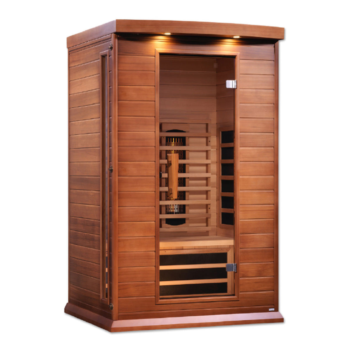 Golden Designs Maxxus 2-Person Full Spectrum Near Zero EMF FAR Infrared Sauna With Canadian Red Cedar